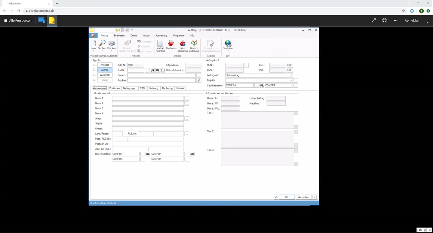 screenshot eevolution im home-office