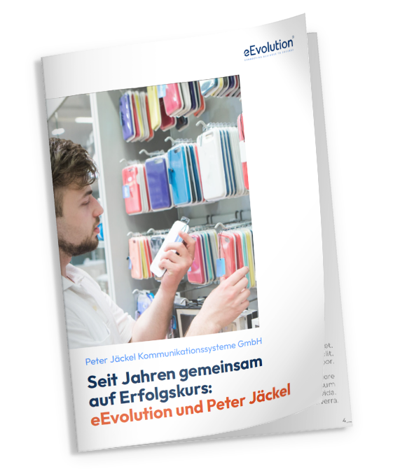 Success-Story-cover-deckblatt-Peter_Jaeckel Peter Jäckel x eEvolution ERP Erfolgsgeschichte
