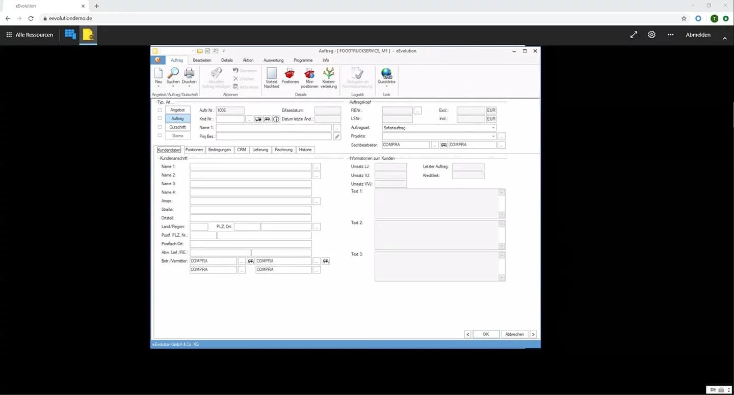 homeoffice mit eEvolution