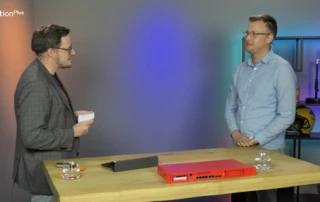 IT-Sicherheit ist Chefsache: Securepoint-Experte Max und Moderator Jan unterhalten sich zum Thema