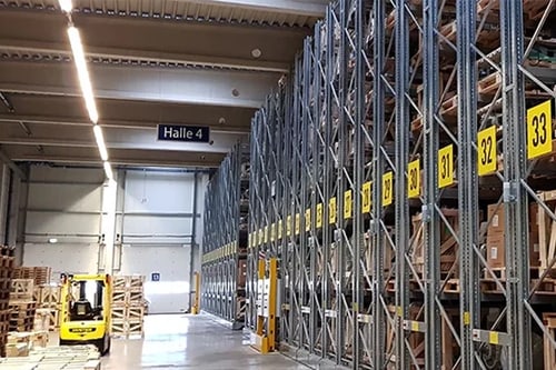 Im Lager der Firma Clemens & Lammers